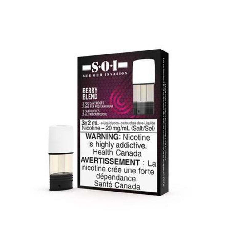 S.O.I PODS </BR> BERRY BLEND|20mg
