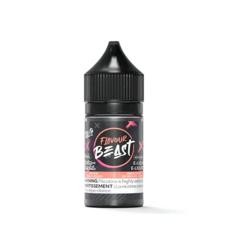 FLAVOUR BEAST SALT </BR> PACKIN’ PEACH BERRY