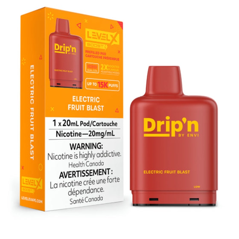 Drip’N – Boost 25K Level X Pod – Electric Fruit Blast – AB