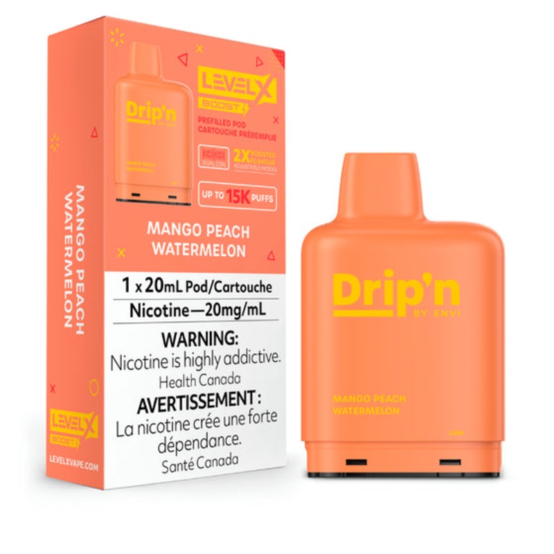 Drip’N – Boost 25K Level X Pod – Mango Peach Watermelon