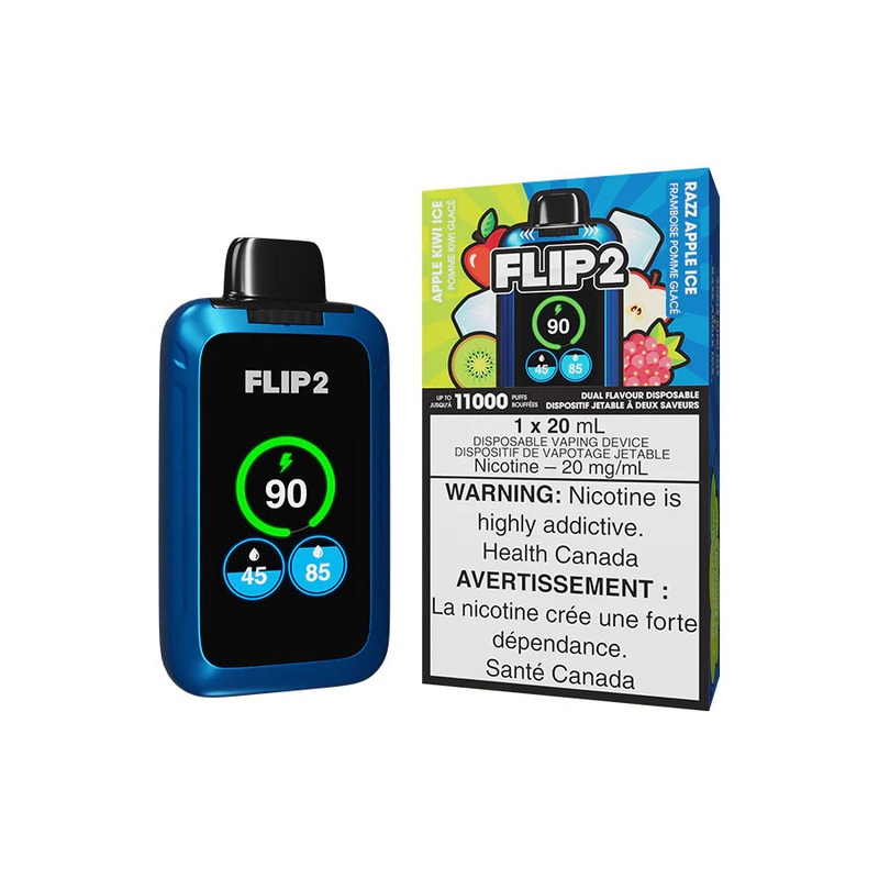 Flip 2 11K – Apple Kiwi Ice + Razz Apple Ice