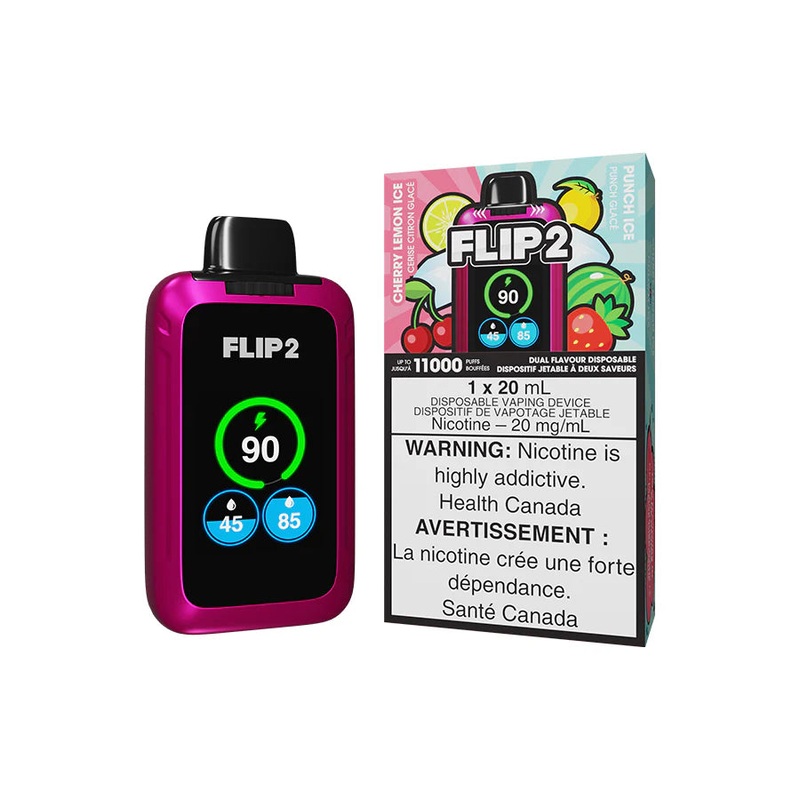 Flip 2 11K – Cherry Lemon Ice + Punch Ice