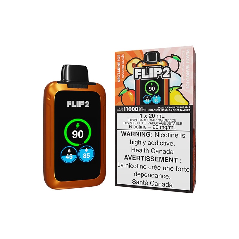 Flip 2 11K – Nectarine Ice + Peach Mango Ice