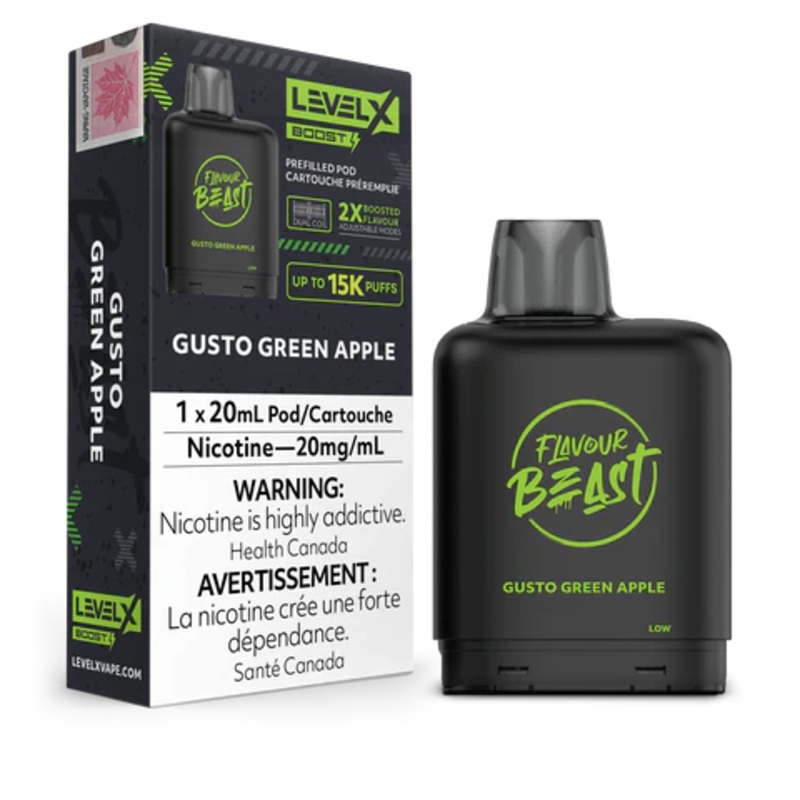 LEVEL X FB BOOST G2 </BR> GREEN APPLE