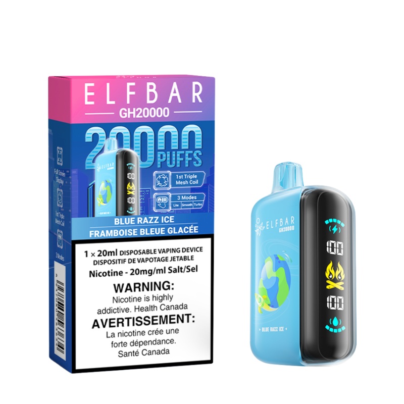 ELF BAR GH20K  </br> BLUE RAZZ ICE