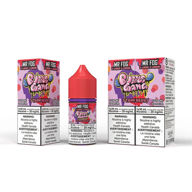 Mr Fog Bubble Gang Salt – Strawberry