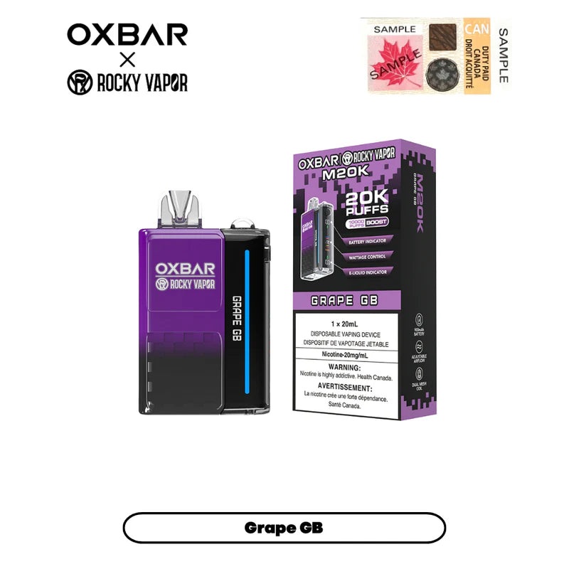 Oxbar M20K – Grape GB – AB|20 mg