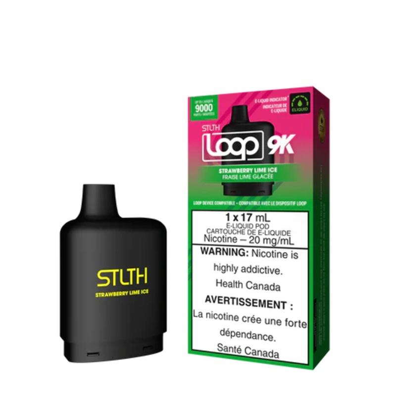 STLTH LOOP 9K POD </br> STRAWBERRY LIME ICE