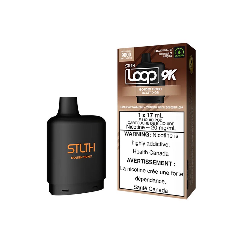 STLTH Loop 9K Pod – Golden Ticket