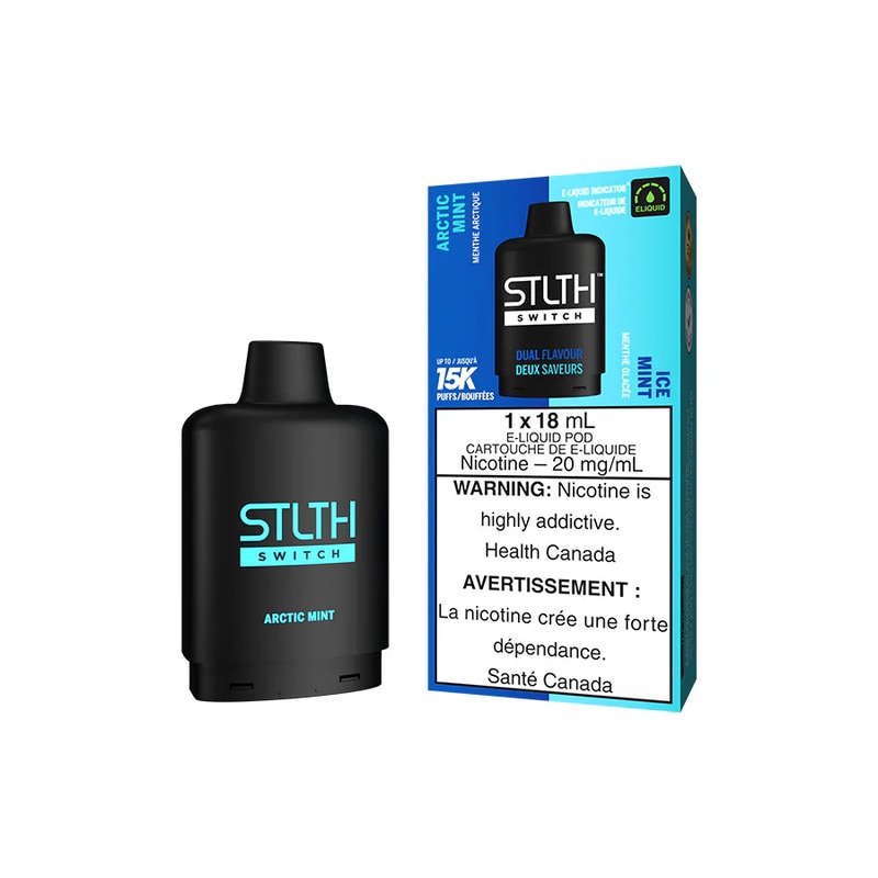 STLTH Switch Pod – Arctic Mint and Ice Mint – AB