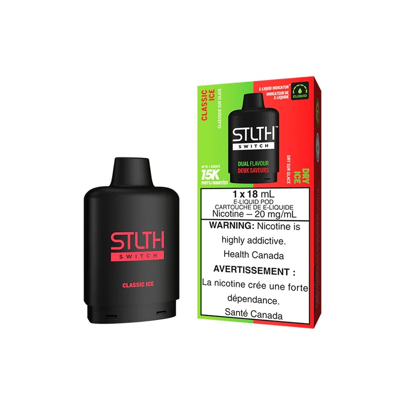 STLTH Switch Pod – Classic Ice and Dry Ice – AB