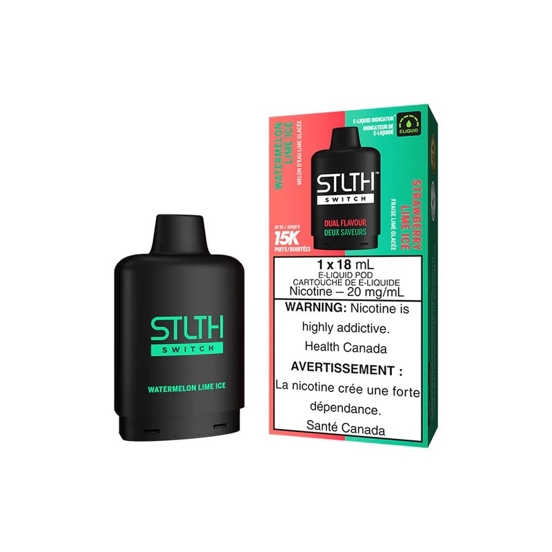 STLTH Switch Pod – Watermelon Lime Ice and Strawberry Lime Ice – AB