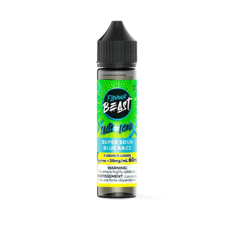 FLAVOUR BEAST SALT 60ML  </BR> SOUR BLUE RAZZ ICE