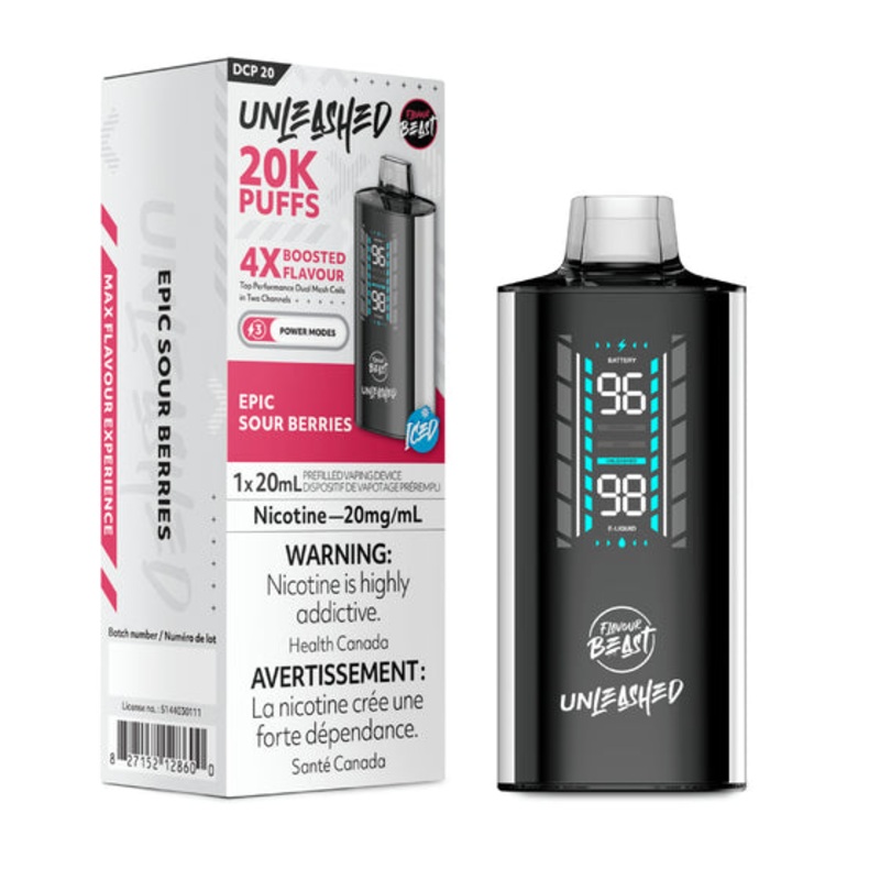 Flavour Beast Unleashed DCP 20K – Sour Berries