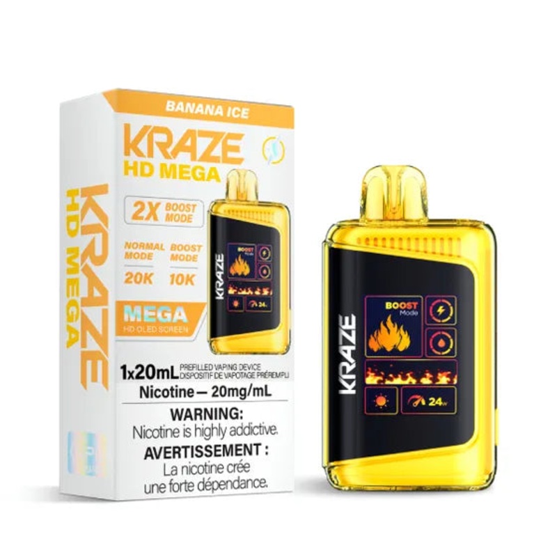Kraze HD Mega – Banana Ice – AB