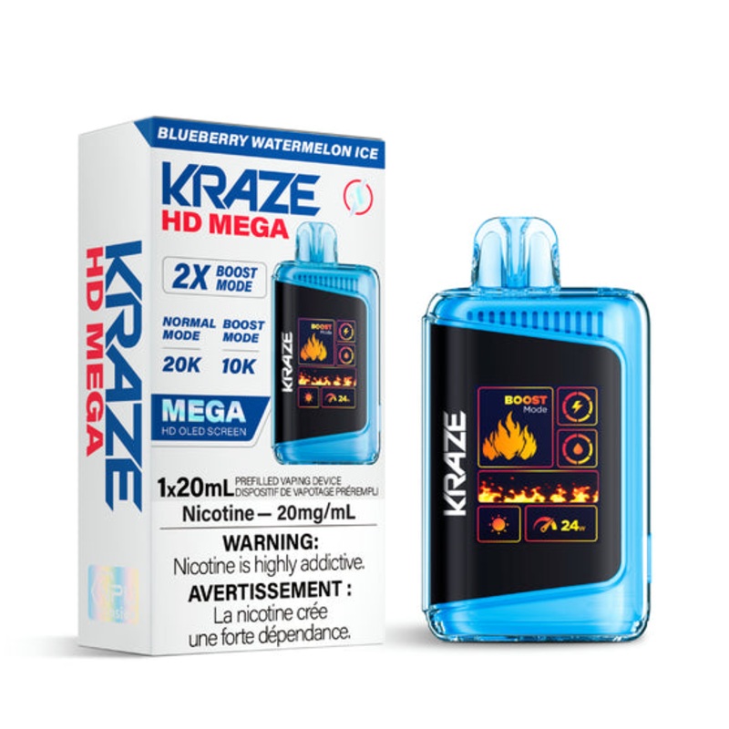 Kraze HD Mega – Blueberry Watermelon Ice – AB