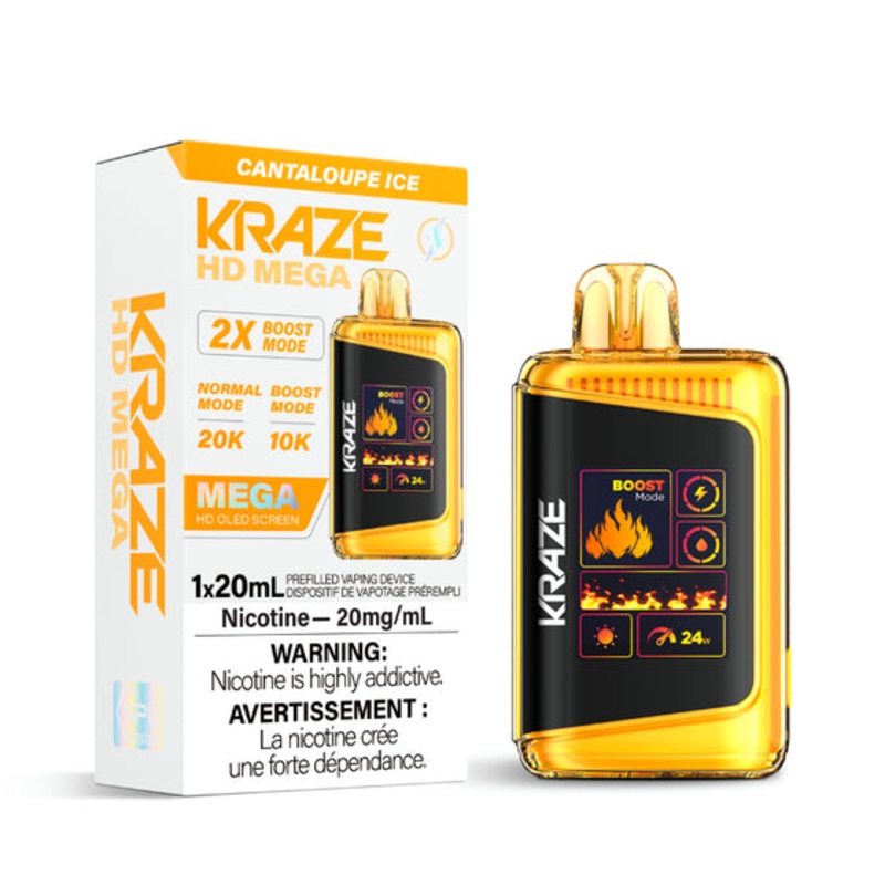 Kraze HD Mega – Cantaloupe Ice – AB