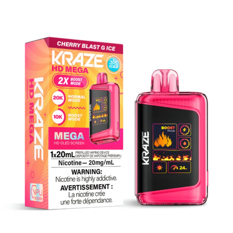 Kraze HD Mega – Cherry Blast G Ice – AB