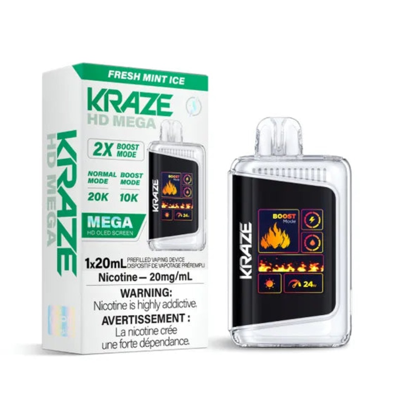 Kraze HD Mega – Fresh Mint Ice – AB