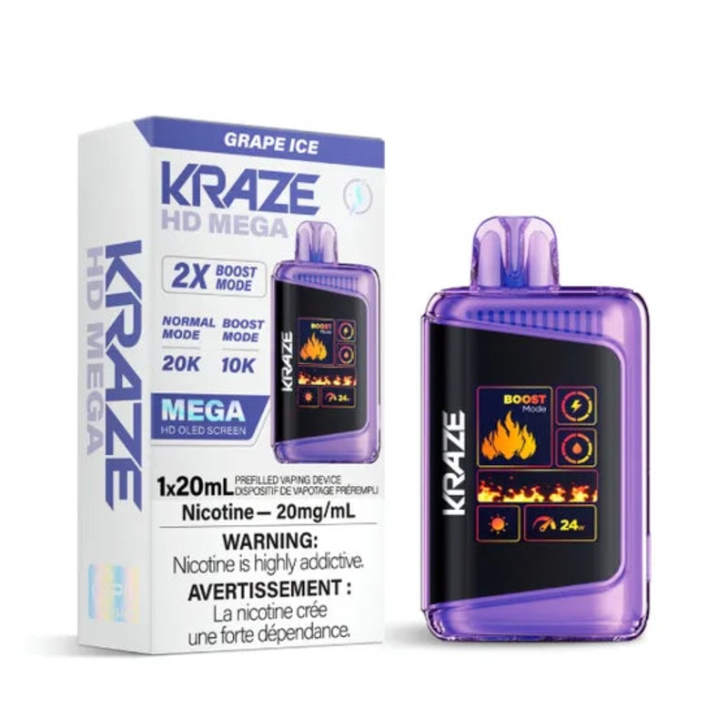 Kraze HD Mega – Grape Ice – AB