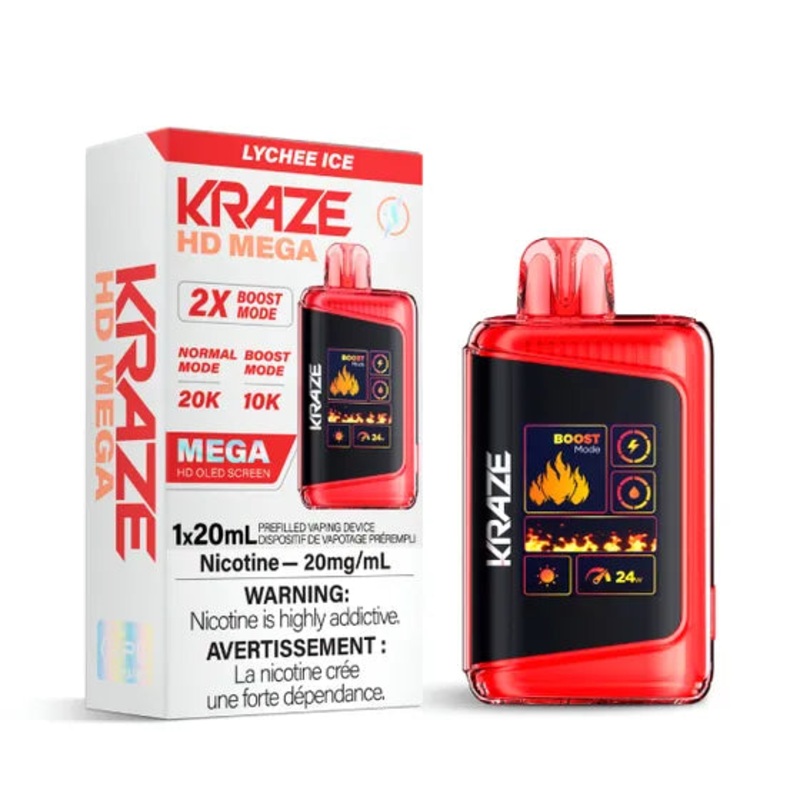 Kraze HD Mega – Lychee Ice – AB