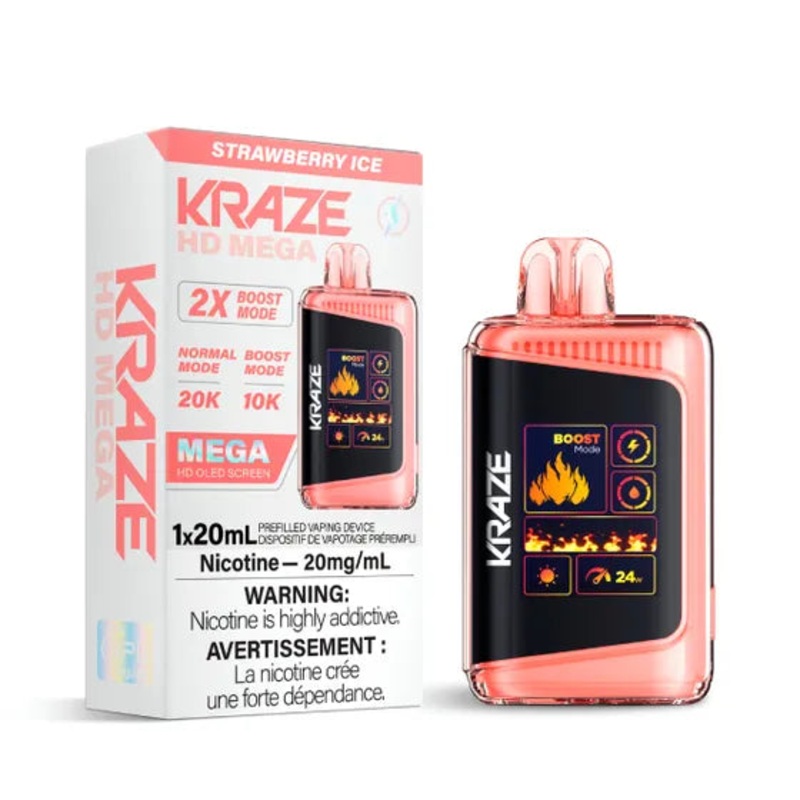 Kraze HD Mega – Strawberry Ice – AB