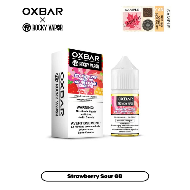 Oxbar Salt – Strawberry Sour GB – AB
