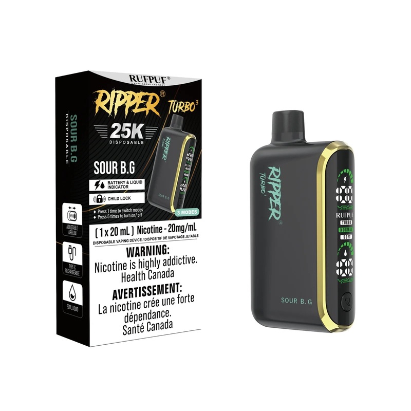 Rufpuf Ripper T3 25K – Sour B.G.