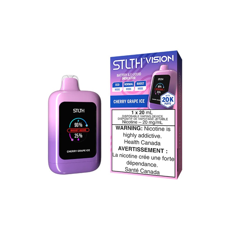 STLTH Vision 20K – Cherry Grape Ice