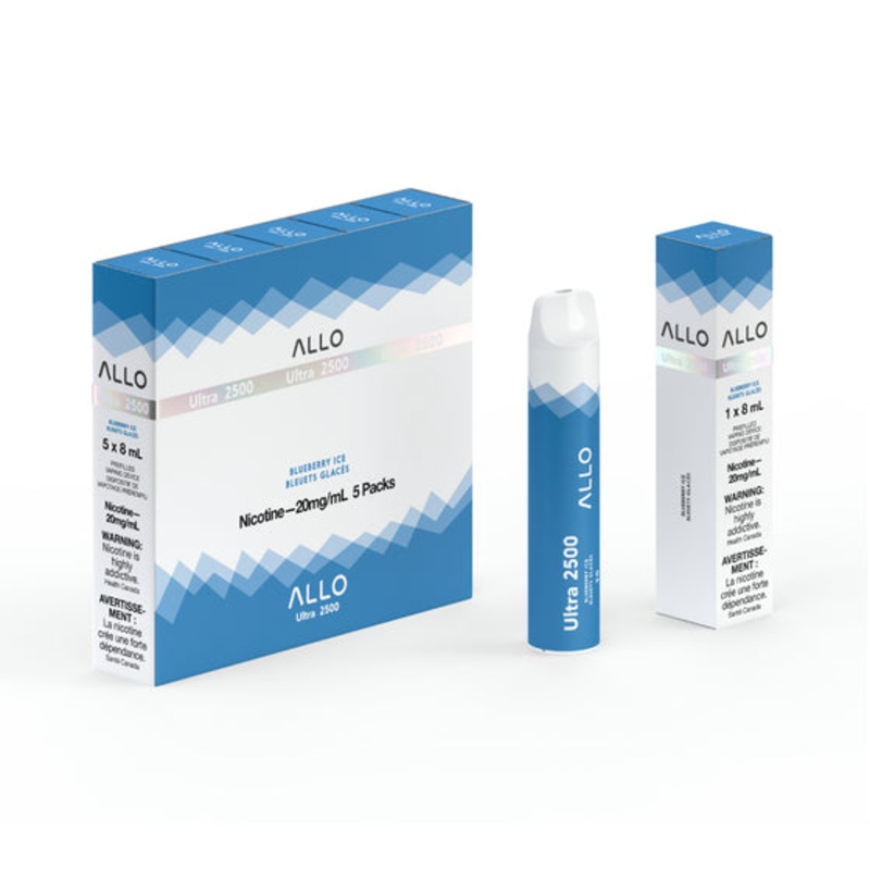 ALLO 2500 </BR> BLUEBERRY ICE|10mg-ONTAX