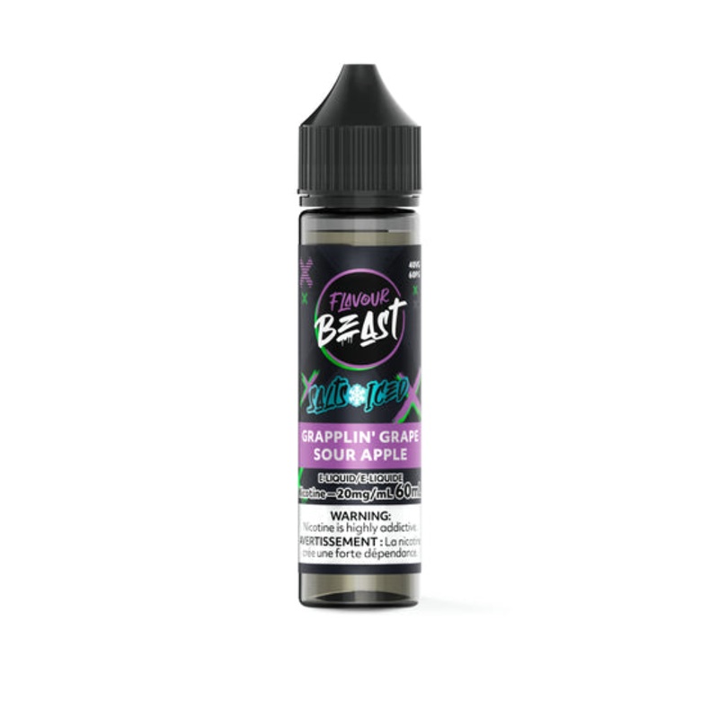 FLAVOUR BEAST SALT 60ML  </BR> GRAPE APPLE ICE
