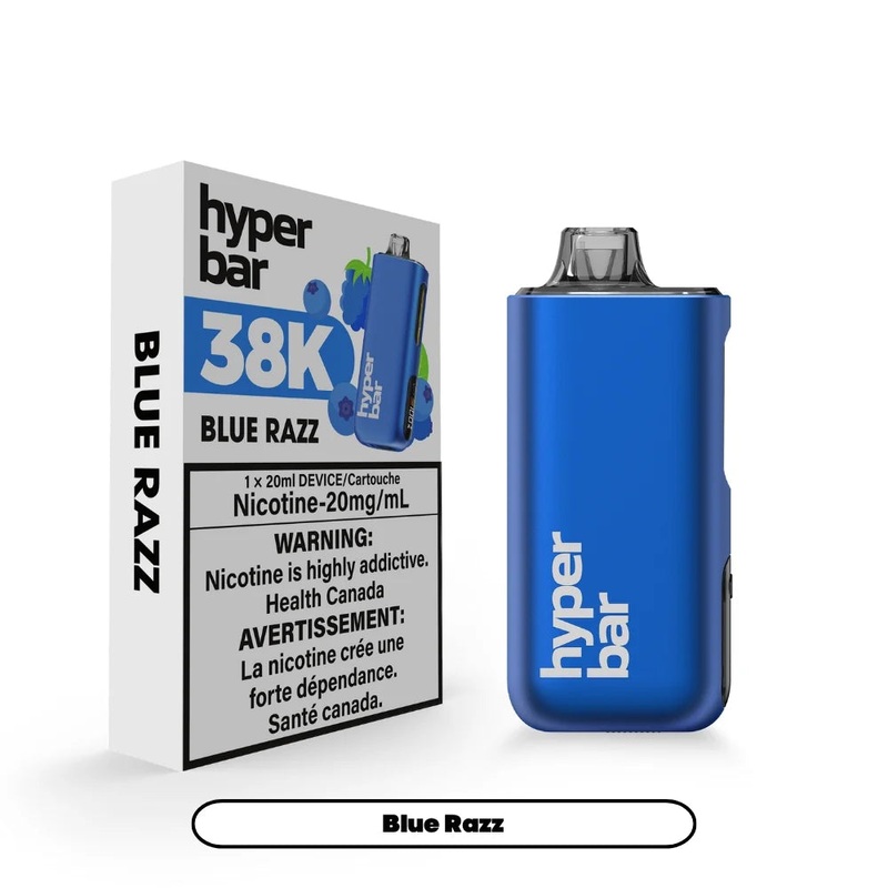 Hyperbar BE38000 – Blue Razz|20 mg