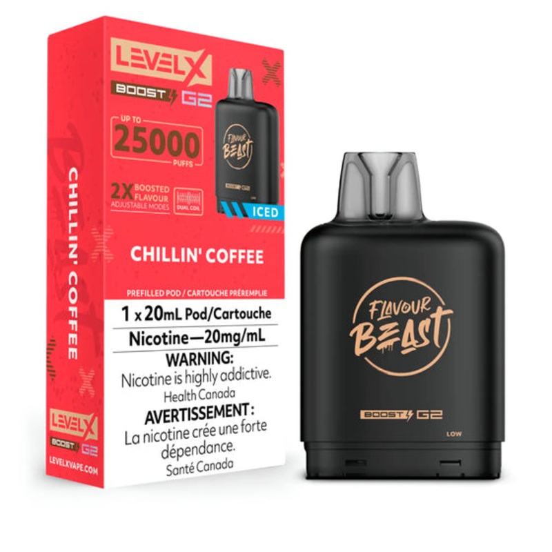 LEVEL X FB BOOST G2 </BR> CHILLIN’ COFFEE ICED