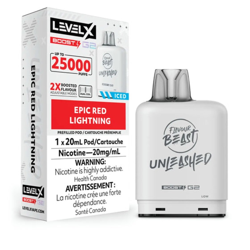 LEVEL X FB BOOST G2 </BR> EPIC RED LIGHTNING