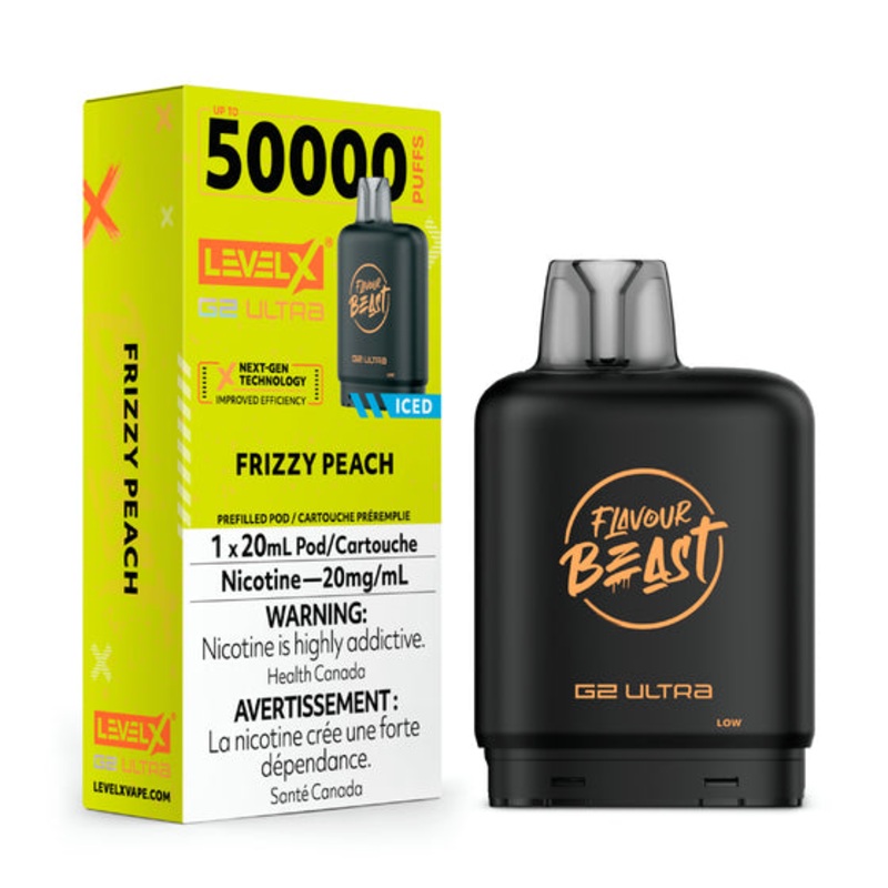 LEVEL X FB G2 ULTRA </BR> FRIZZY PEACH ICED