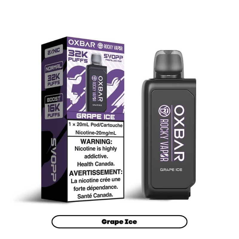 Oxbar SVOPP 32K Pod – Grape Ice – AB