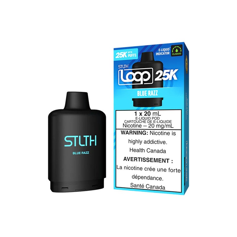 STLTH Loop 25K Pod – Blue Razz – AB