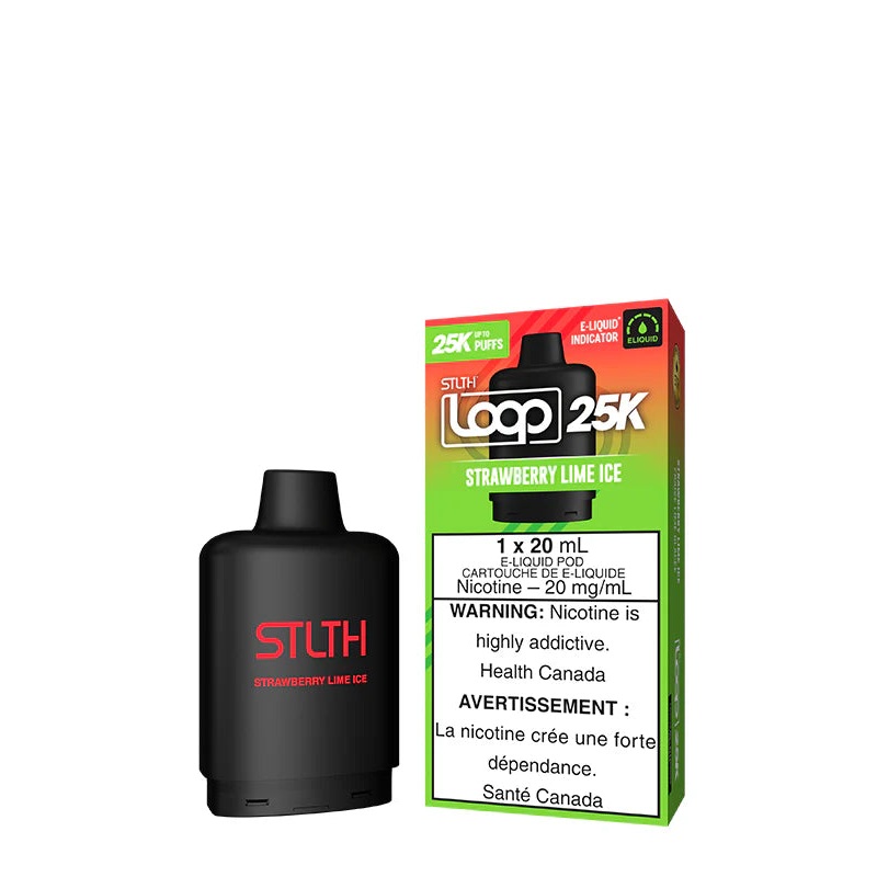 STLTH LOOP 25K POD </br> STRAWBERRY LIME ICE