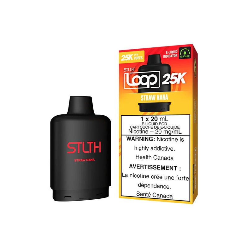 STLTH Loop 25K Pod – Straw Nana – AB