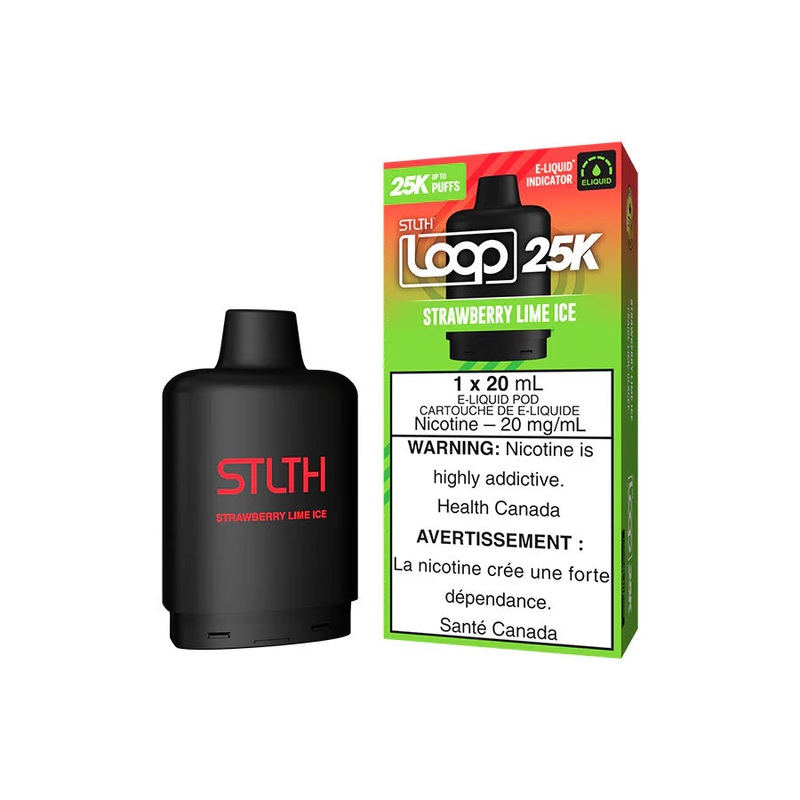 STLTH Loop 25K Pod – Strawberry Lime Ice – AB