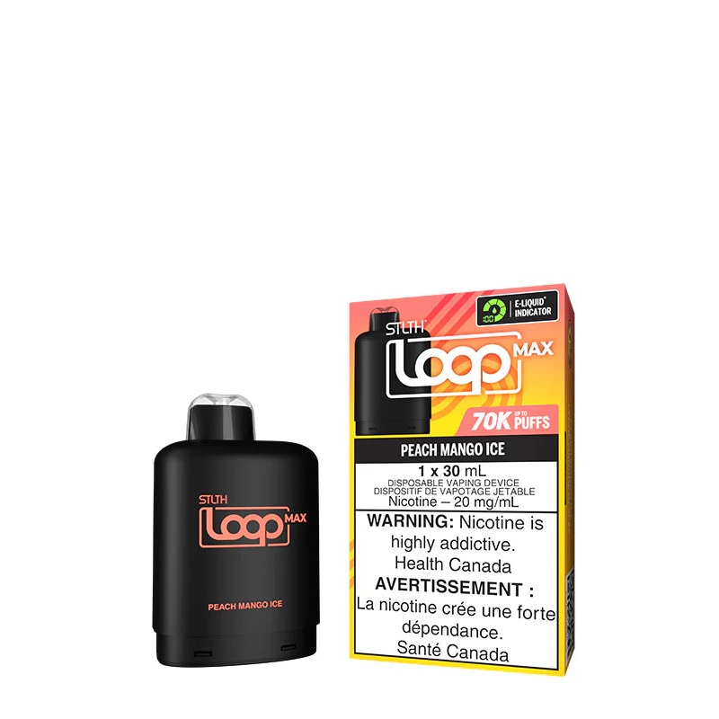 STLTH LOOP MAX POD </br> PEACH MANGO ICE