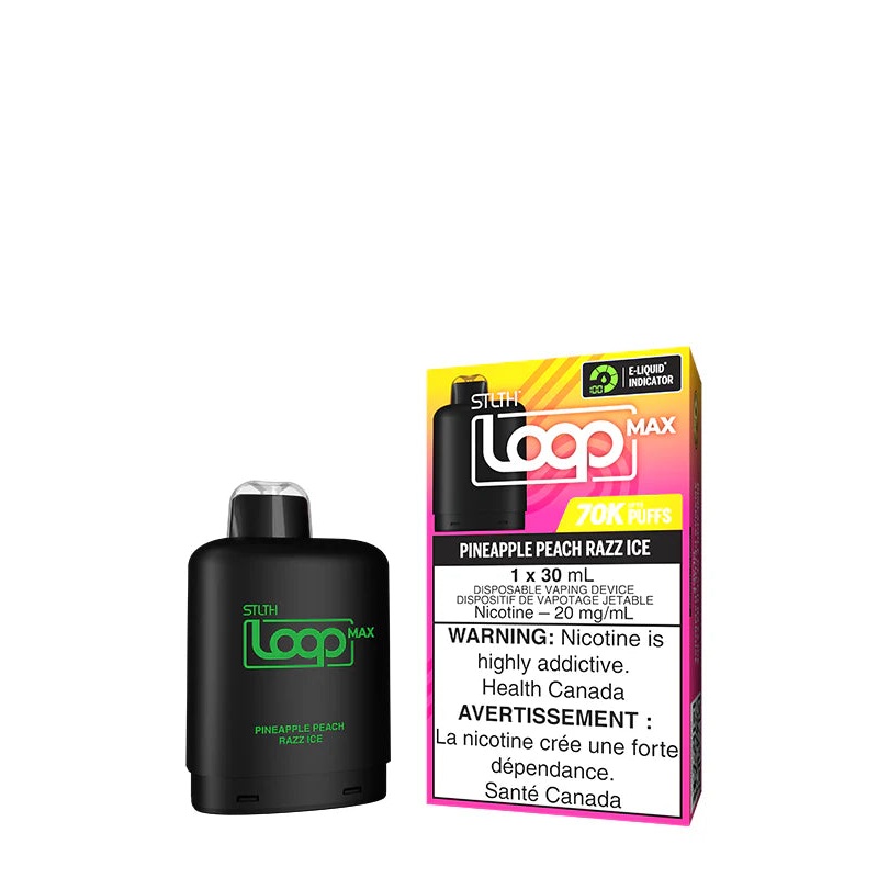 STLTH LOOP MAX POD </br> PINEAPPLE PEACH RAZZ ICE