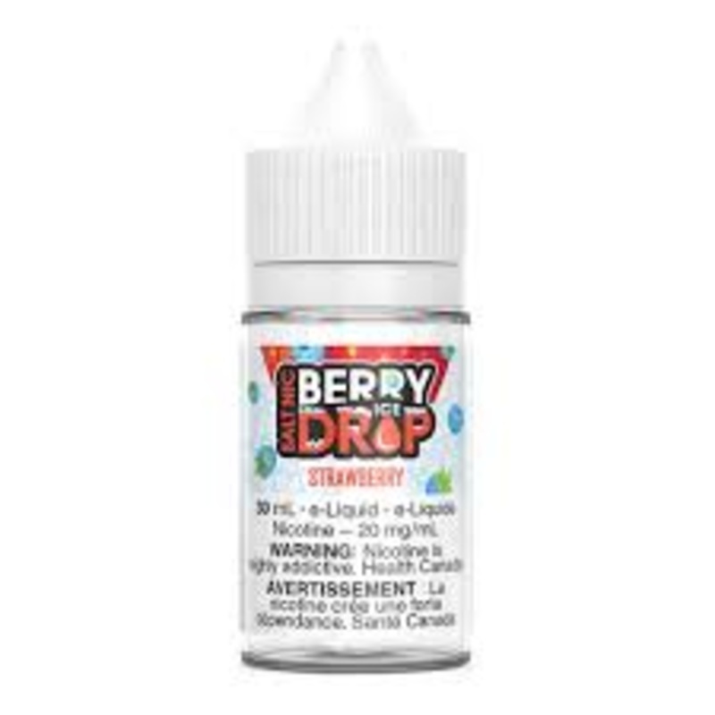 BERRY DROP ICE SALT </br> STRAWBERRY ICE