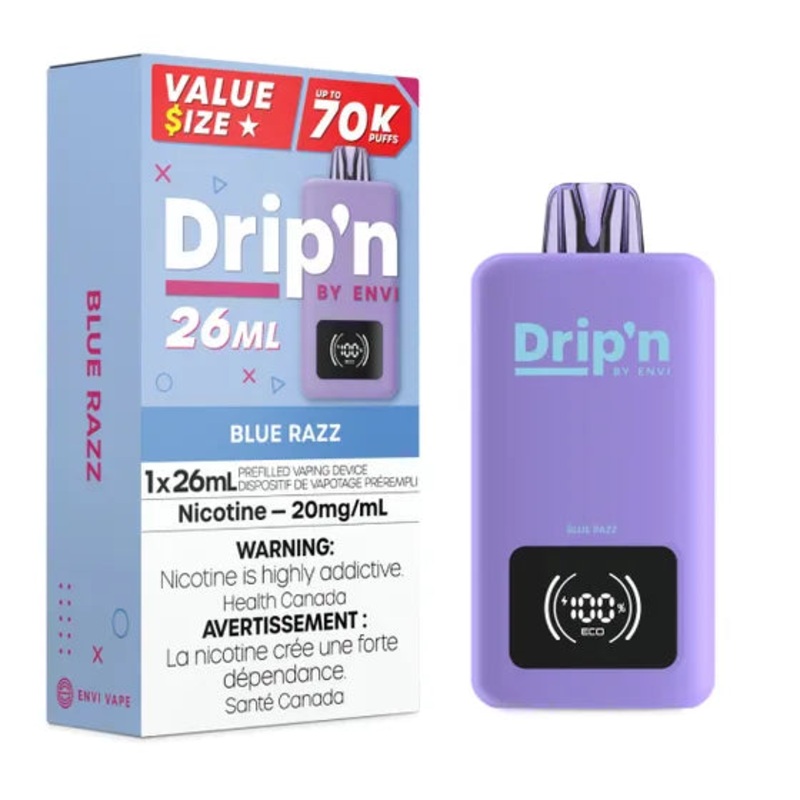 DRIP’N 26ML </BR> BLUE RZZ|20mg-ONTAX