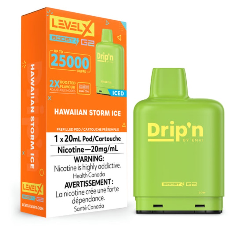 Drip’N – Boost 25K Level X Pod – Hawaiian Storm Ice – AB