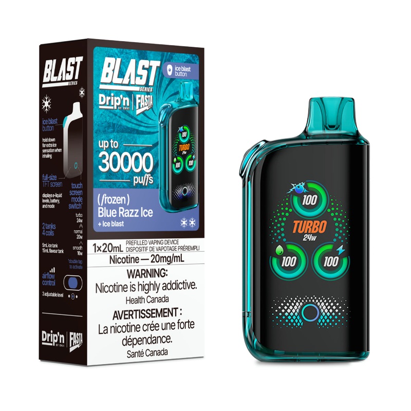 Drip’N Fasta 30K – Blue Razz Ice