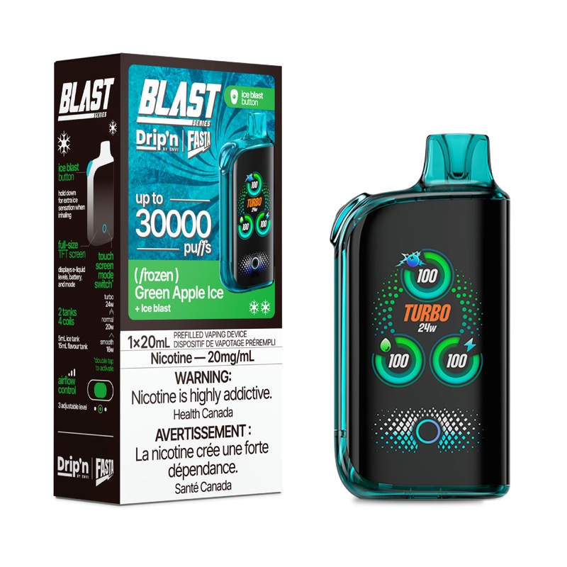 Drip’N Fasta 30K – Green Apple Ice