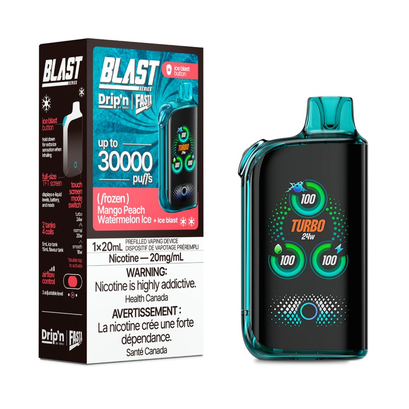 Drip’N Fasta 30K – Mango Peach Watermelon Ice
