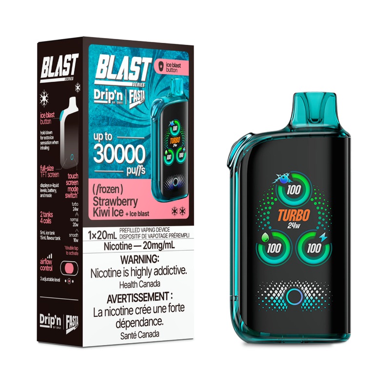 Drip’N Fasta 30K – Strawberry Kiwi Ice