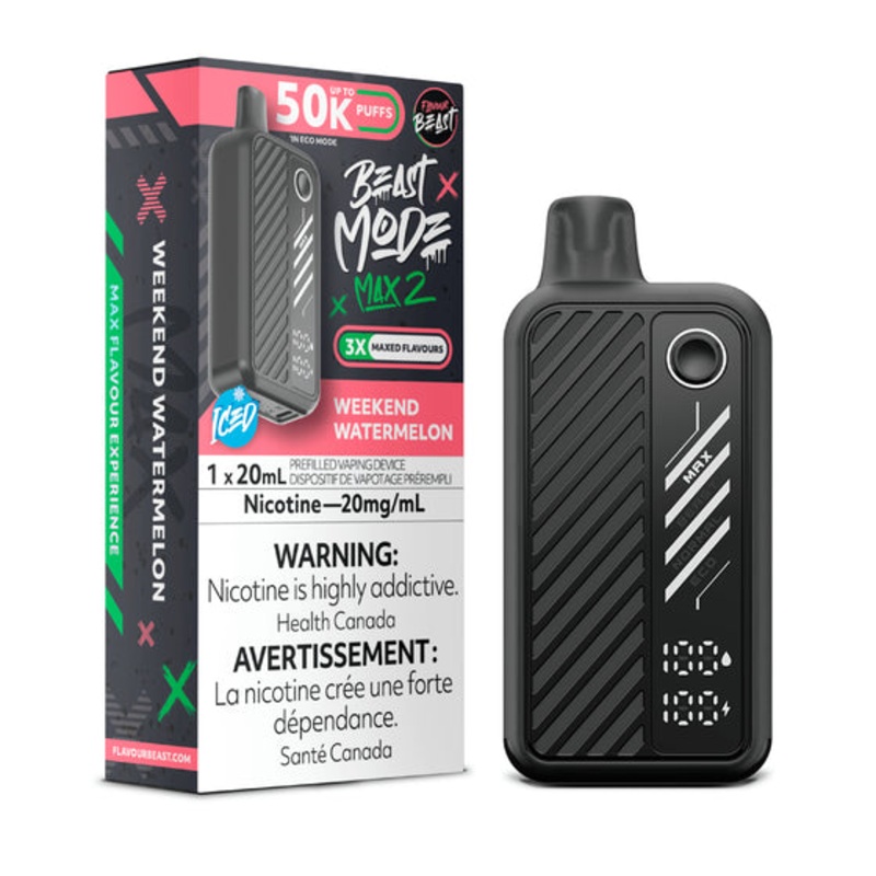 FLAVOUR BEAST MAX 2 </BR> WEEKEND WATERMELON ICED
